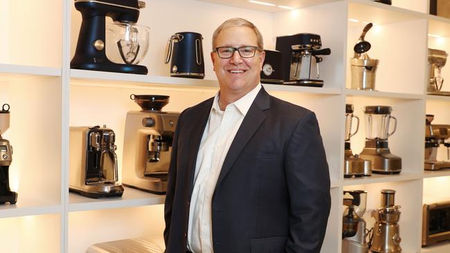 Breville CEO Jim Clayton at their offices in Alexandria, Sydney. Picture: John Feder/The Australian.