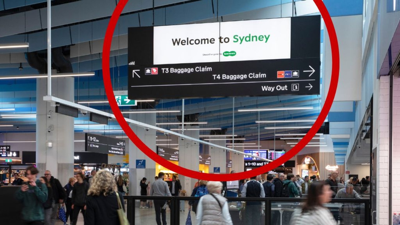 Bizarre signs appear at Aussie airports