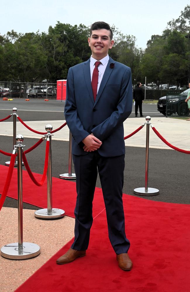 Hobie Barry at Pacific Lutheran College 2023 formal. Picture: Tegan Annett