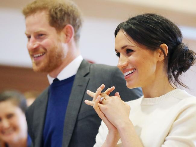 Britain's Prince Harry will meet his father-in-law for the first time. Picture: AFP PHOTO / POOL / Niall CARSON