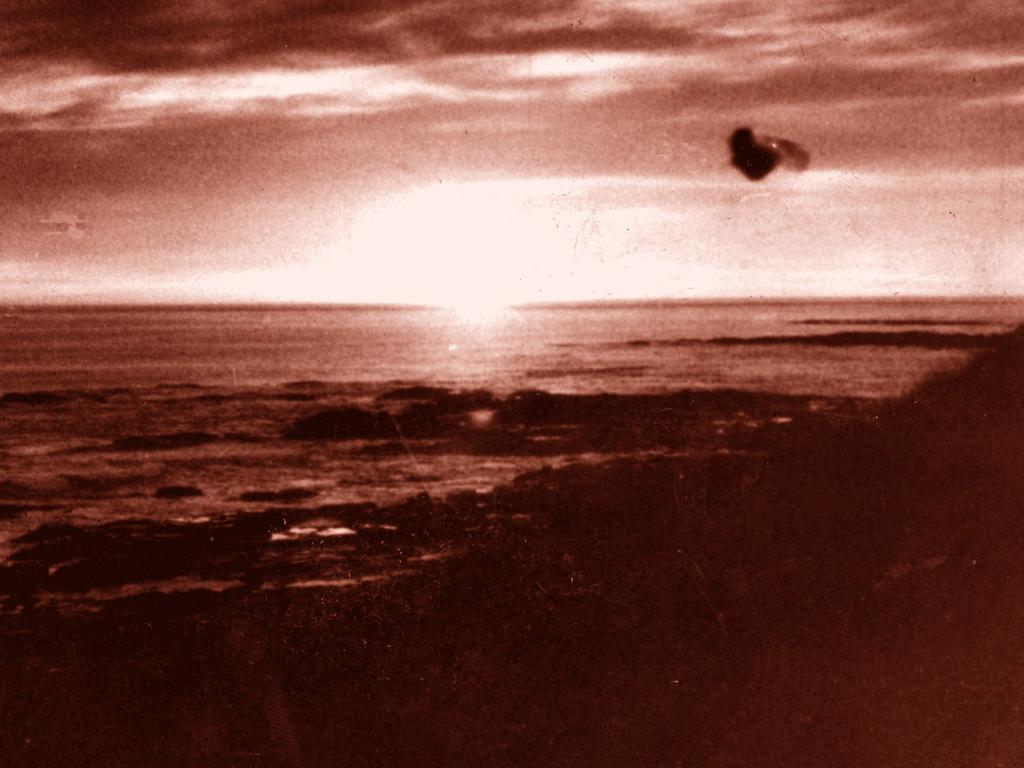 Photograph taken off Cape Otway 20 minutes before Valentich flew overhead.