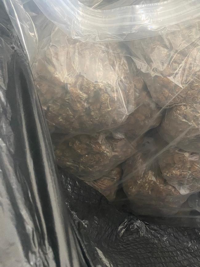 Six men were arrested on April 1 allegedly in connection with an alleged cannabis syndicate operating in the western and northern suburbs. Picture. SA Police