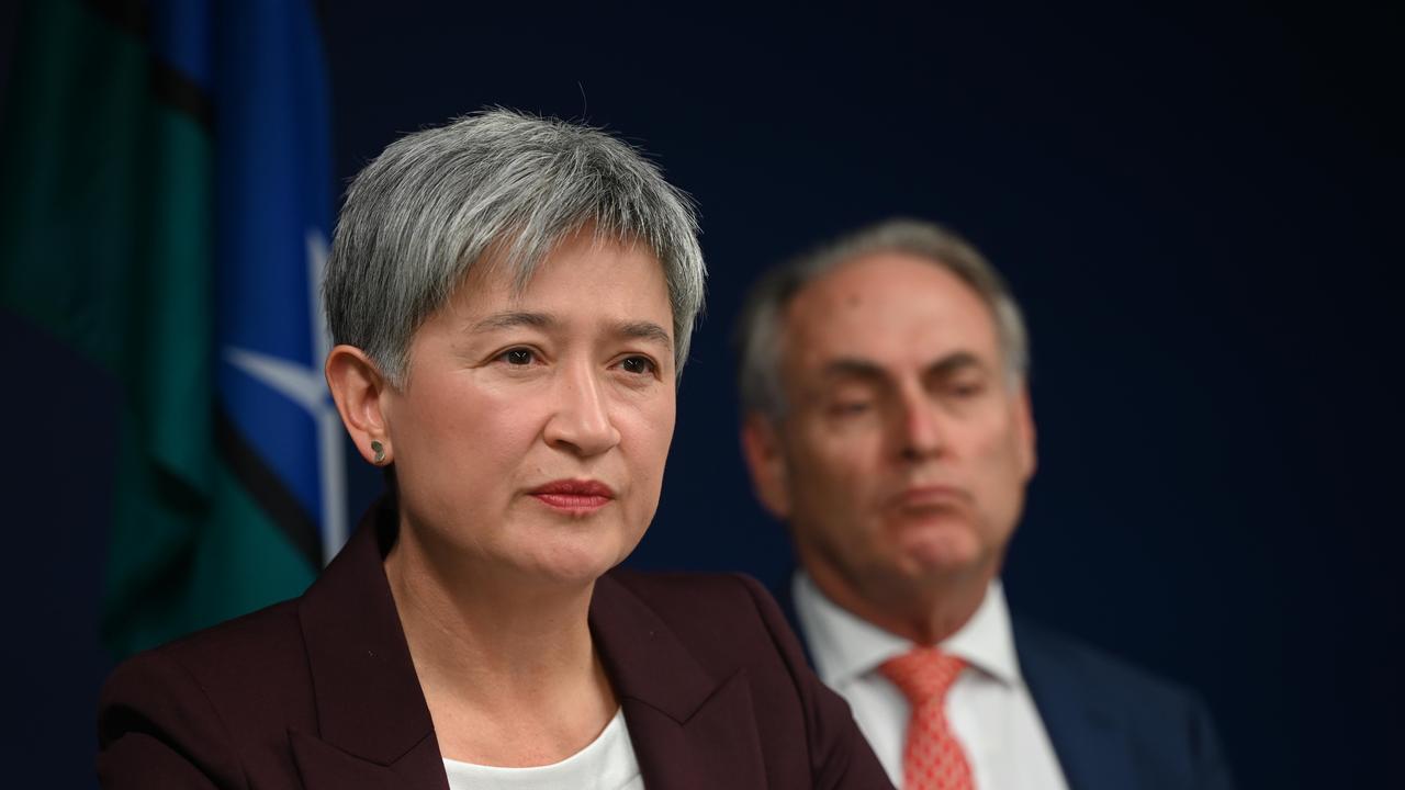 Foreign Minister Penny Wong says Australia has reached an agreement with China to resolve trade blockages. Picture: NCA NewsWire / Naomi Jellicoe