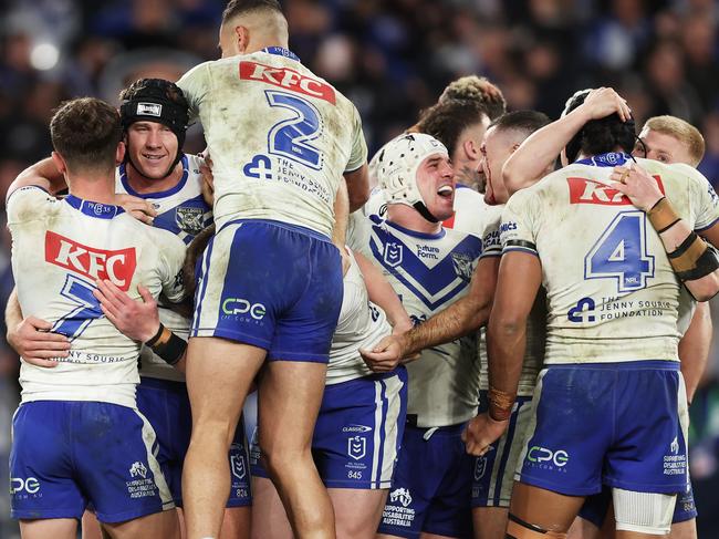 The Bulldogs are playing with some real heart in 2024. Picture: Matt King/Getty Images