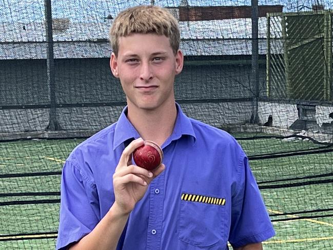 St Laurence's hat-trick hero Thomas Vaseo.