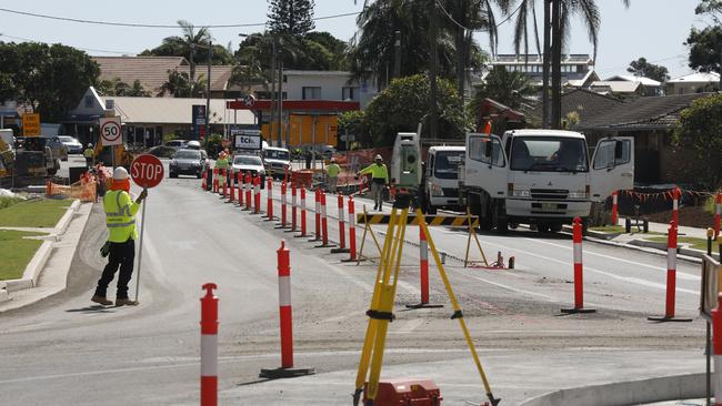 The Byron Bay Bypass is expected to be complete this month.