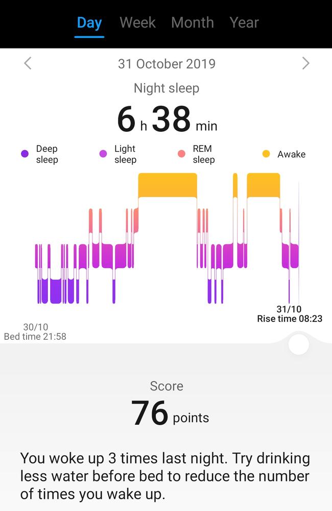 Natural sleep practitioner and clinical nutritionist Paul Werndly uses the Huawei Watch GT2 and app to monitor his sleep.