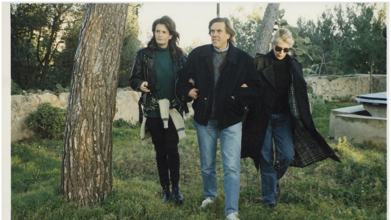 Christopher Skase pictured with family.