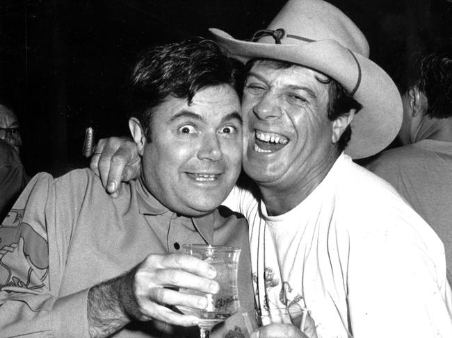 Somers and Molly Meldrum in 1991. Somers says he’s built an enormous archive of precious memories.