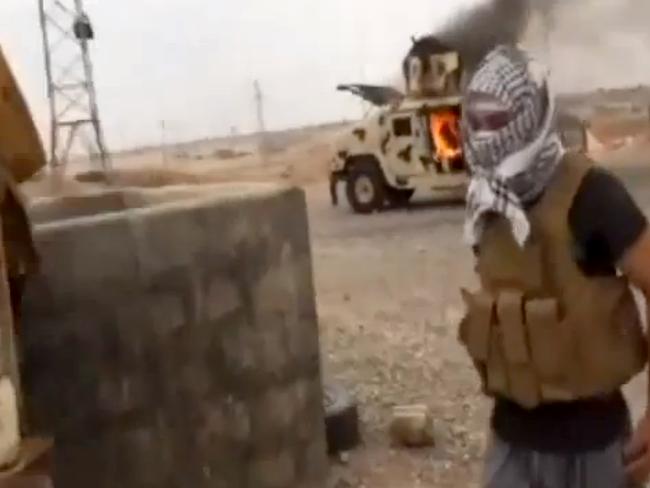 Uprising: A video posted by Iraqi0Revolution, which supports the al-Qaeda breakaway Islamic State of Iraq and Syria (ISIS). AP: Iraqi0Revolution via AP video