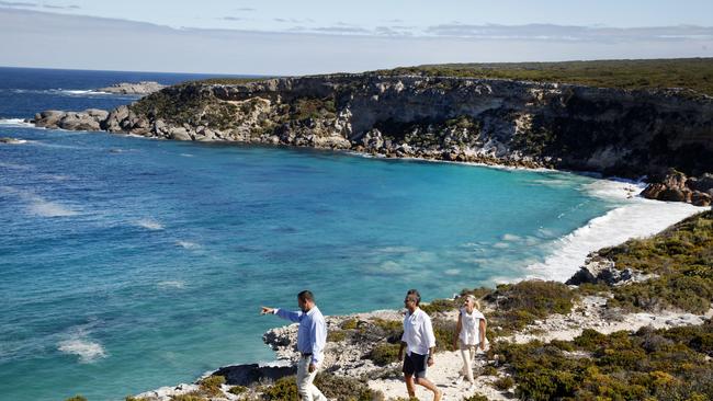 Clifftop walk at Southern Ocean Lodge Kangaroo Island