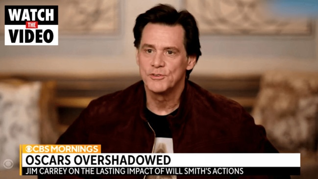 Jim Carrey slams 'spineless' stars over Will Smith slap (CBS)