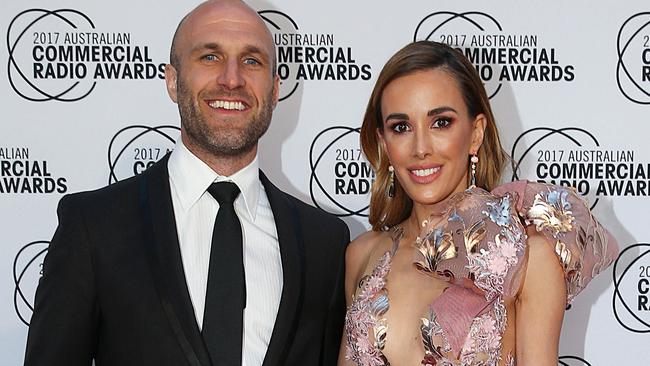 Chris and Rebecca Judd hit the Radio Awards Red Carpet. Picture : Ian Currie