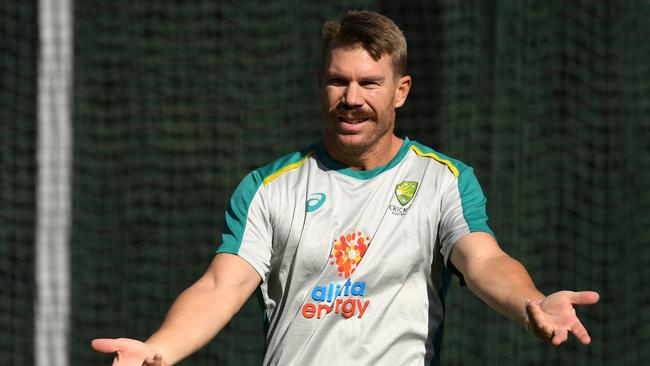 David Warner is racing to be fit for the third Test. Picture: Philip Brown/Popperfoto/Popperfoto via Getty Images