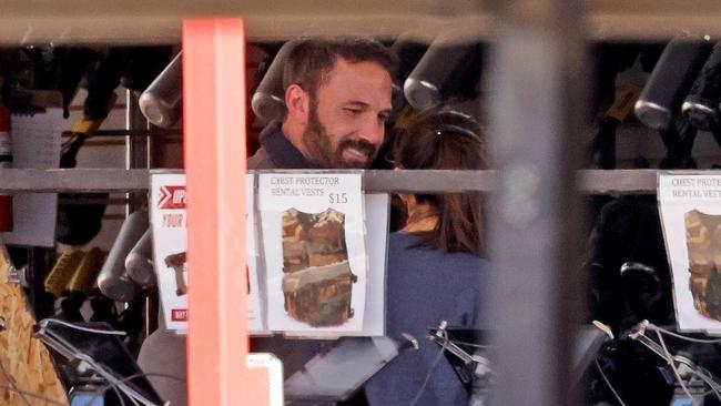 The outing comes weeks after Affleck finalised his divorce from Jennifer Lopez. Picture: BACKGRID