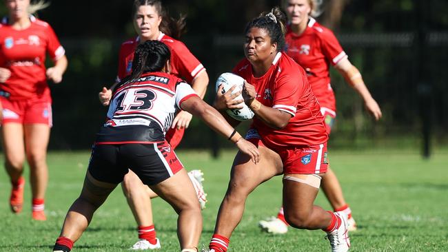 Viena Tinao of the Illawarra Steelers NSW Women's Premiership side. Photo: Denis Ivaneza