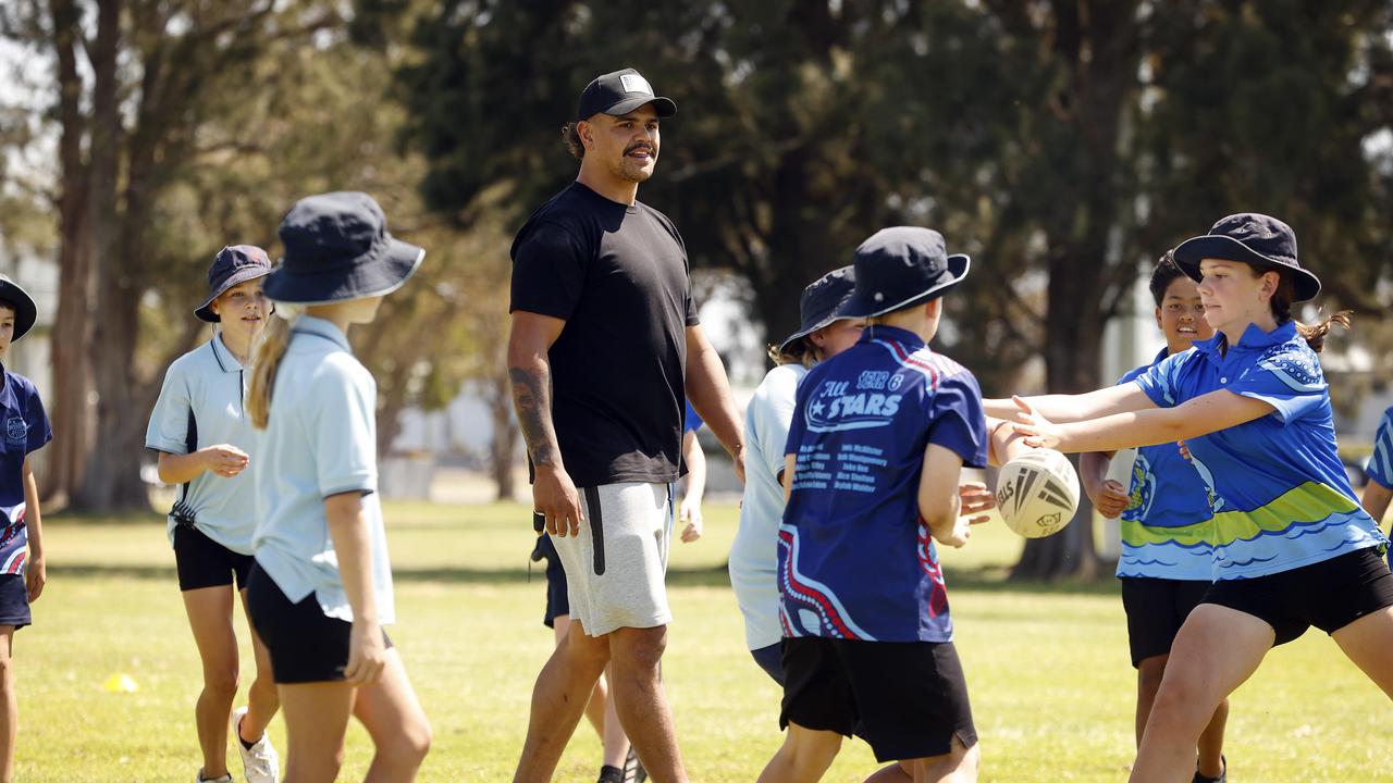 Mitchell was a huge hit at Kempsey recently as part of the Fight For Success program. Picture: Sam Ruttyn