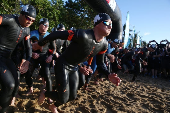 Ironman Cairns course start line