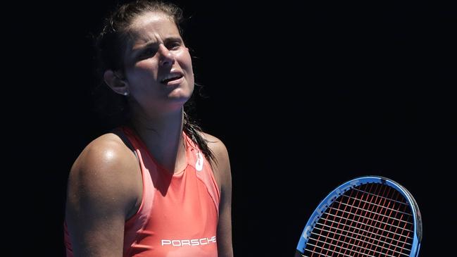 Julia Goerges copped a brutal Australian Open draw. Picture: AP Photo