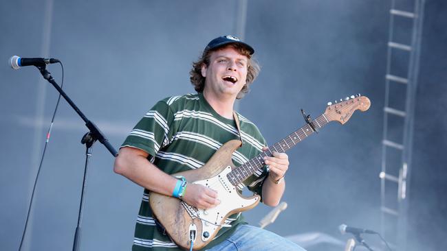 Mac DeMarco performs onstage in Virginia Beach City. Picture: Getty