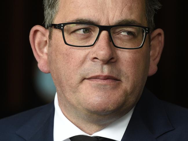 MELBOURNE, AUSTRALIA - NewsWire Photos NOVEMBER 16, 2021: Victorian Premier Daniel Andrews speaks to the media at Parliament House in Melbourne. Picture: NCA NewsWire / Andrew Henshaw