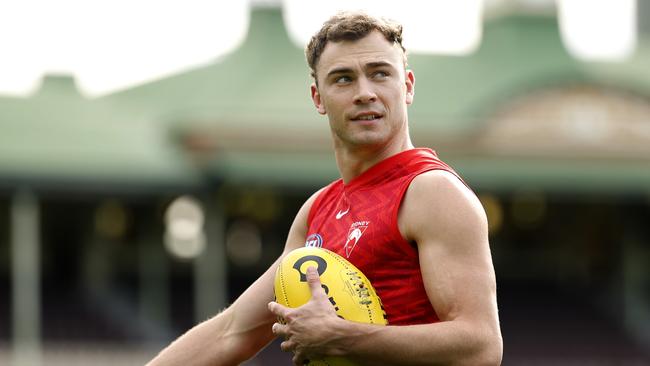 Will Hayward during the Sydney Swans training session at the SCG on June 13, 2024. Hayward plays his 150th game this Saturday. Photo by Phil Hillyard(Image Supplied for Editorial Use only - **NO ON SALES** - Â©Phil Hillyard )