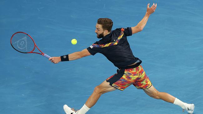 It was a tough night for Liam Broady. Picture: Getty Images