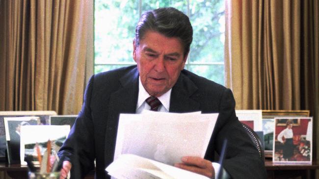 Ronald Reagan translated his somewhat modest theatrical skills into a presidential career.