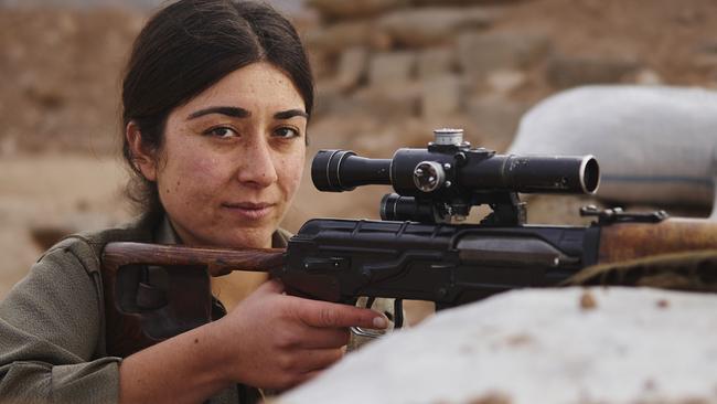 Tekoshin, PKK Sniper, Makhmour, Iraq Guerilla Fighters of Kurdistan Used with permission from Joey L. Must link to http://www.joeyl.com/blog/all/post/guerrilla-fighters-of-kurdistan