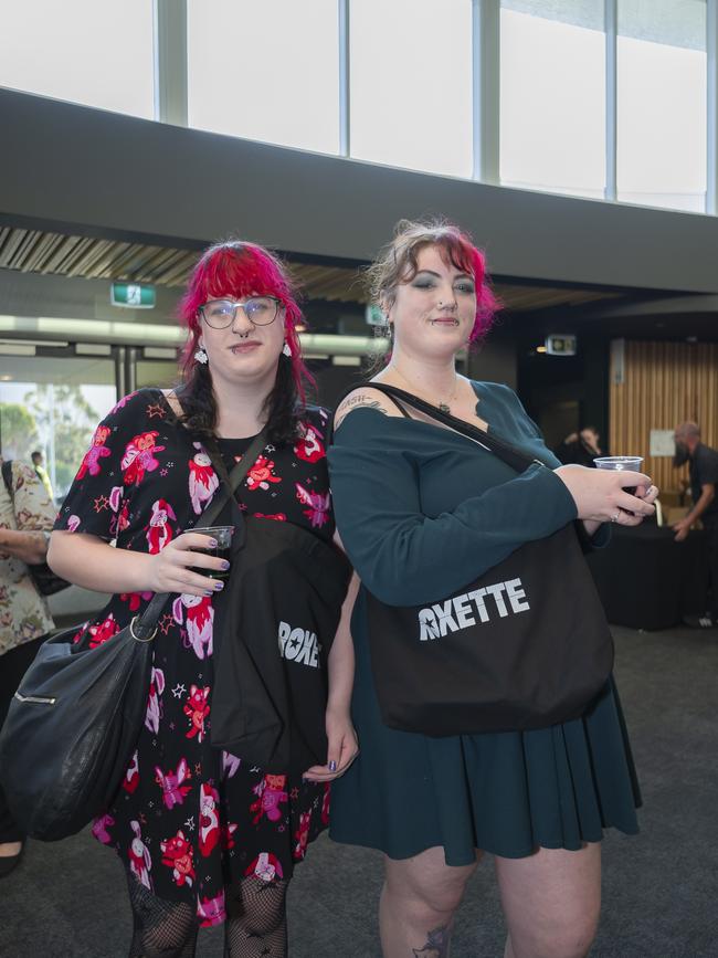 Roxette in Concert 2025 - Athena Robertson and Kristina Fyfe at MyState Bank Arena. Picture: Caroline Tan