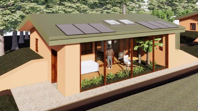 A planning report says the cabins would include mezzanine floors with bedroom lofts. Picture: Supplied