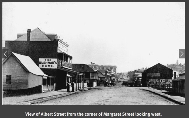 View of Albert St in the early days