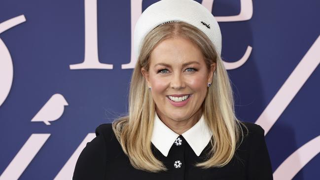 MELBOURNE, AUSTRALIA - NOVEMBER 02: Samantha Armytage poses for a photo during 2024 Derby Day at Flemington Racecourse on November 02, 2024 in Melbourne, Australia. (Photo by Sam Tabone/Getty Images)