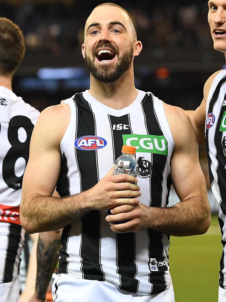 Steele Sidebottom won Collingwood’s best-and-fairest.