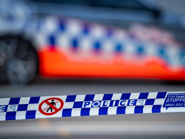 A motorcyclist has died of his injuries after colliding with a telegraph pole in Strathfield during a high speed chase with police.Picture: Tom Parrish