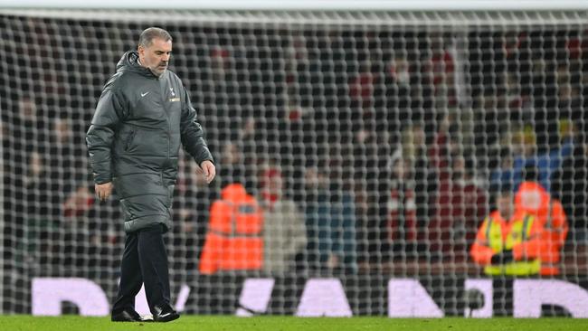 Another game, another tough loss for Ange Postecoglou. (Photo by Glyn KIRK / AFP).