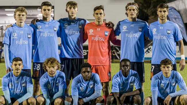 The Sydney FC under 20 team ready for Saturday’s decider. Pic: Supplied