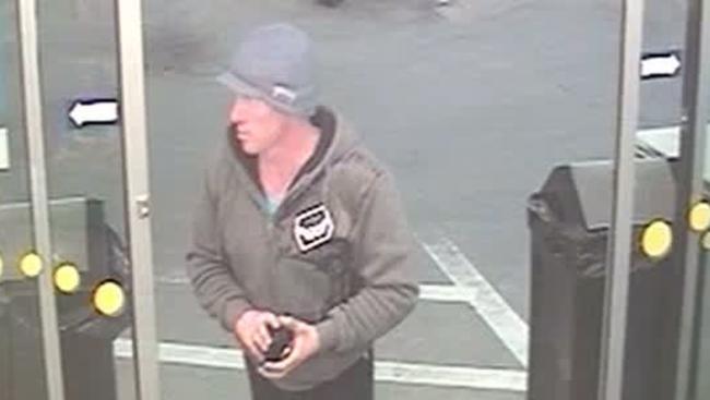 A CCTV image of Adrian Bayley from a petrol station after Jill Meagher’s murder.