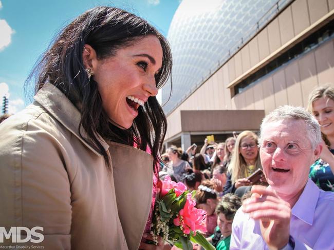 Meghan was a favourite and was happy to accept a friendship bracelet from an MDS participant.