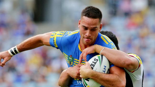 Corey Norman starred for the Eels. pic Mark Evans