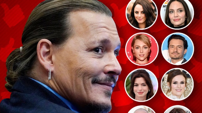 Johnny Depp's co-stars have revealed what he's like on-set. Picture: