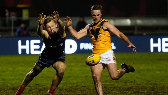 Jayden Davis in action for Glenelg last season. Picture: Glenelg Football Club