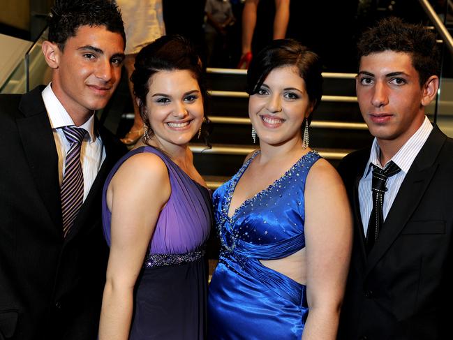 Casuarina Secondary College formals Spiro Partrikos , Poppy Babbin , Irini Kypreos and Tellie Geranis