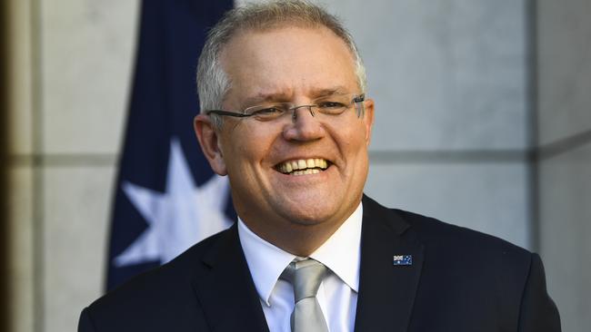 Scott Morrison has rebounded from the bushfires crisis with his handling of the coronavirus pandemic. Picture: AAP