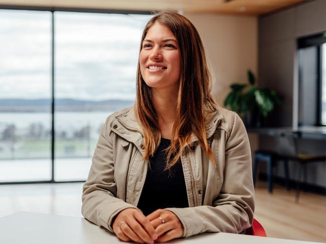 University of Tasmania of Natural Environment and Wilderness Studies student Gemma Rushton.