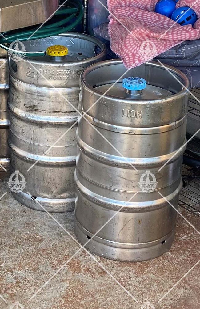 NT Police allege a 28-year-old Coconut Grove man attempted to resell three stolen kegs on Facebook marketplace.