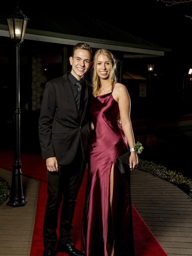 Formal for year 12 students from Emmanuel College. Jameson Chipp and Chelsea OÃ•Kane Picture: Jerad Williams