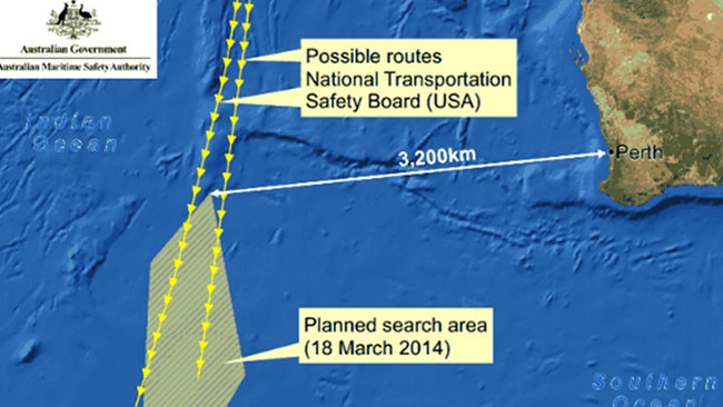 A three-year search for Malaysia Airlines flight MH370 off the West Australia coast failed to locate the missing plane and was called off in January 2017. Supplied