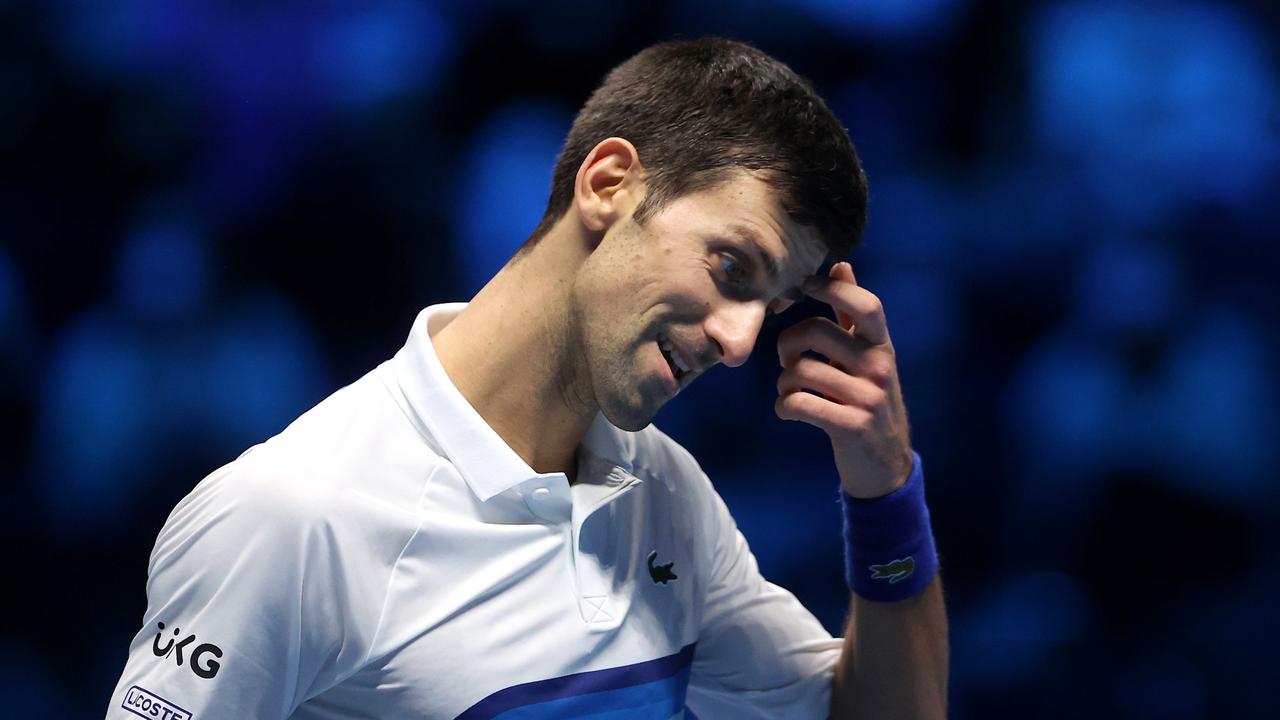 Novak Djokovic is fighting to avoid deportation from Australia. Picture: Getty Images