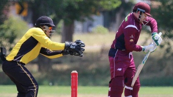 Mackay wicketkeeper Sam Vassallo in action for North Queensland Cricket Association Open. Picture: Supplied